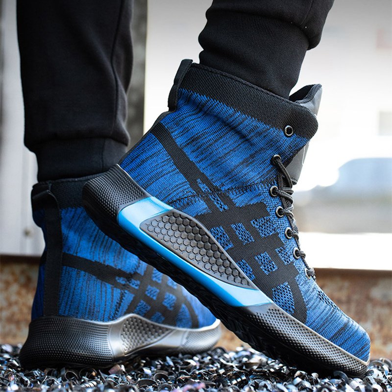 Men's Winter Plush Safety Boots: Anti-Smash, Anti-Puncture, Breathable Work Shoes - Image 4