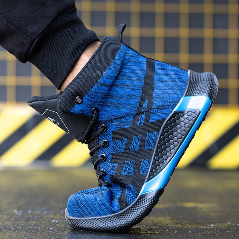 Men's Winter Plush Safety Boots: Anti-Smash, Anti-Puncture, Breathable Work Shoes - Image 6