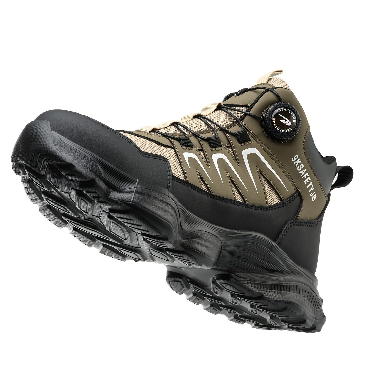 Men's Steel-Toe Work Boots – Lightweight, Durable, Magnetic Closure - Image 12