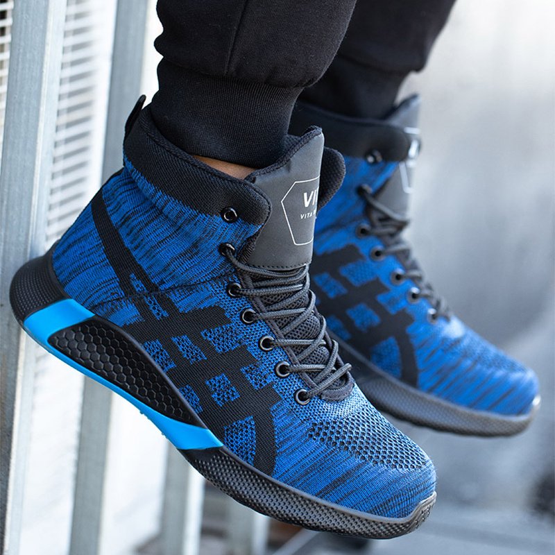 Men's Winter Plush Safety Boots: Anti-Smash, Anti-Puncture, Breathable Work Shoes - Image 5