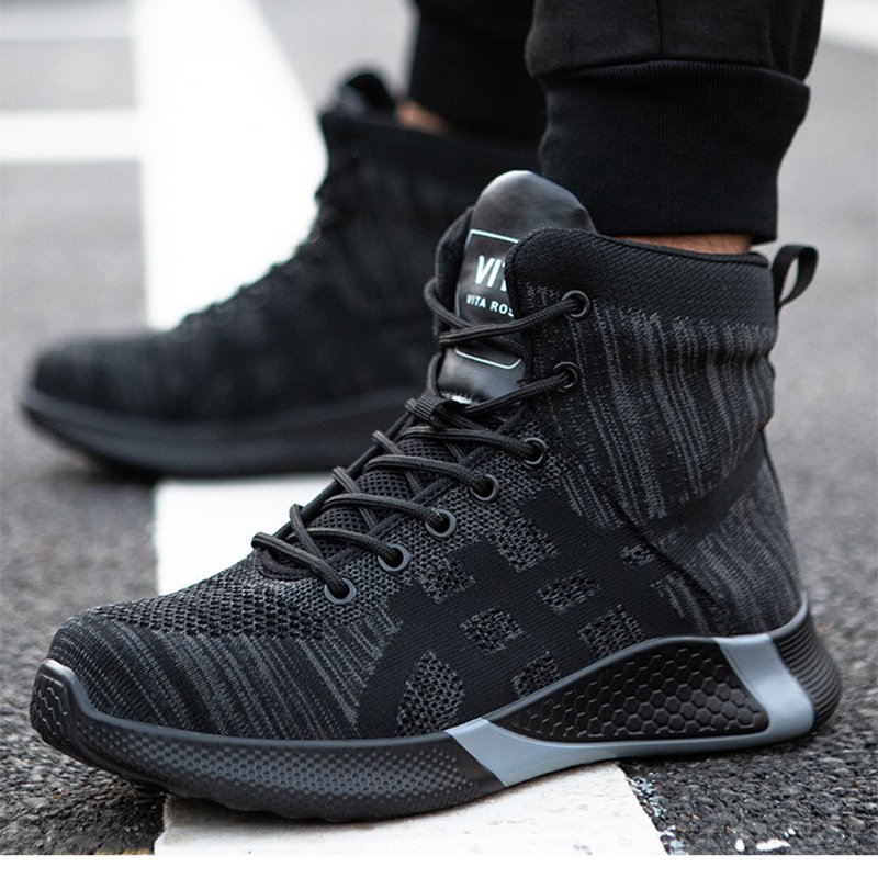 Men's Winter Plush Safety Boots: Anti-Smash, Anti-Puncture, Breathable Work Shoes - Image 9