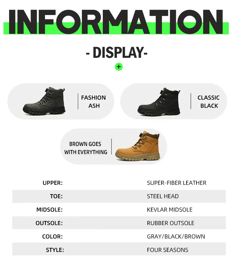 Waterproof Men’s Work & Safety Boots - Image 20