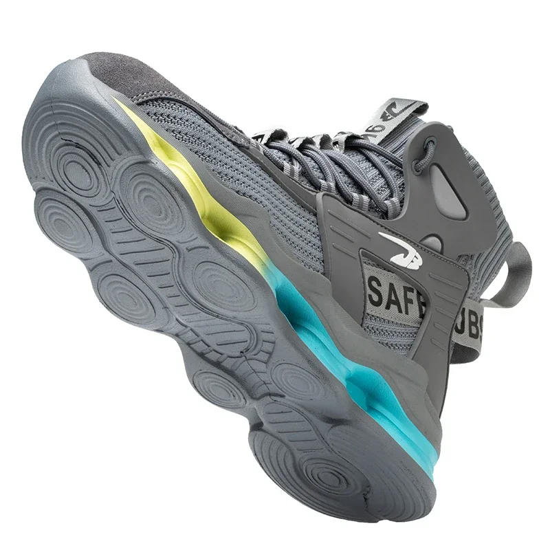 Men's Steel Toe Safety Sneakers – Lightweight & Anti-Puncture Work Shoes - Image 2