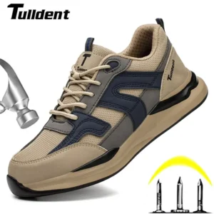 Tulldent Indestructible Steel Toe Work Shoes – Lightweight, Puncture-Proof & Anti-Smash