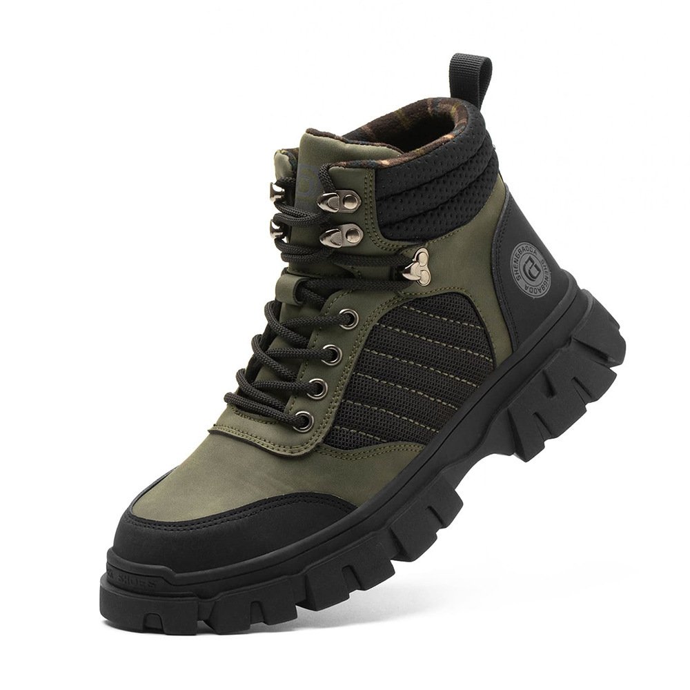 Men's Safety And Comfort Work Anti Smashing Safety Shoes - Image 5