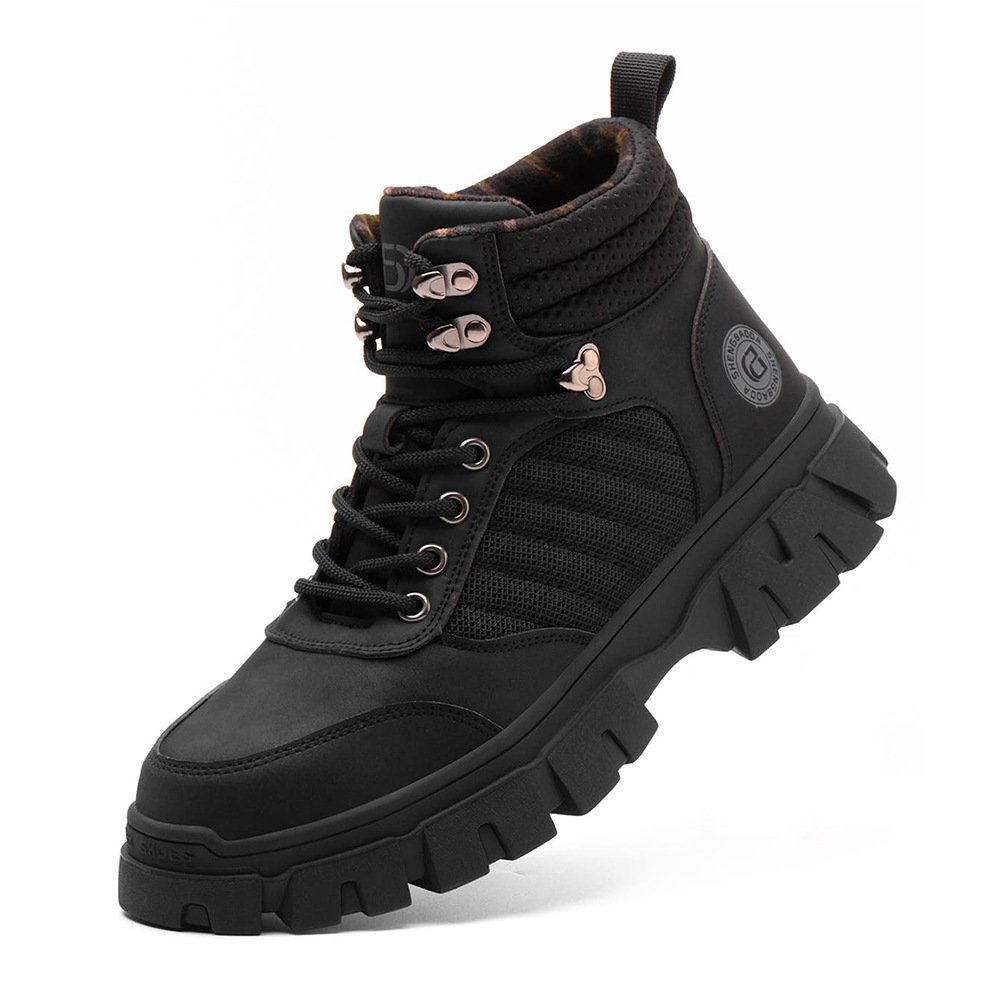 Men's Safety And Comfort Work Anti Smashing Safety Shoes - Image 4