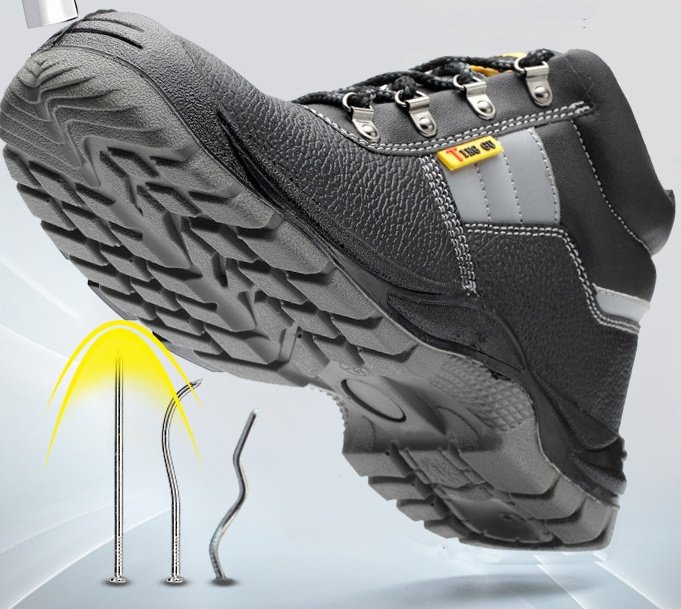 Safety Shoes Heavy Duty Sneakers Toe Cap Steel Protection Boots For Men - Image 2